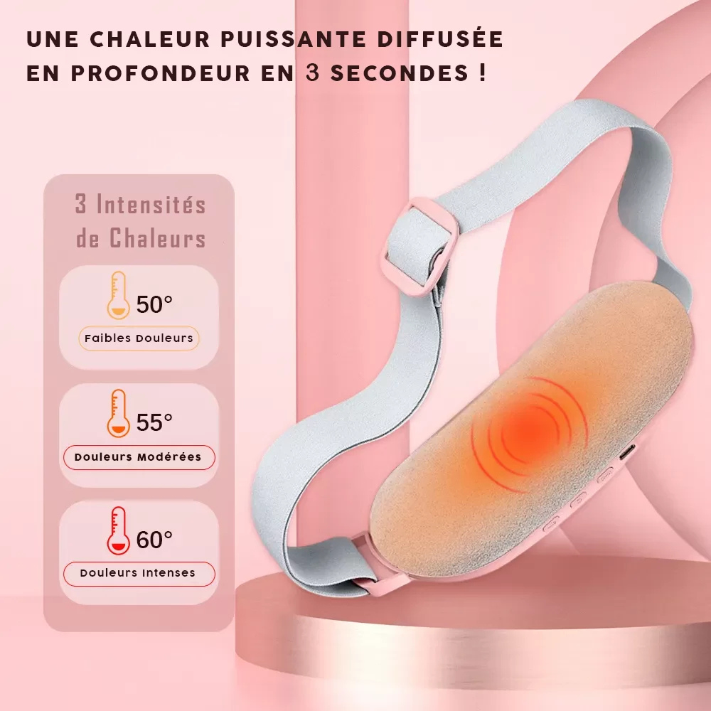 ✅ Ceinture Chauffante Menstruelle – Soulagement Naturel & Instantané