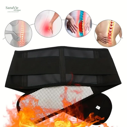 Ceinture Lombaire Médicale avec Chauffage Magnétique & Soutien en Acier – Soulagement Rapide en 7 Jours ou Remboursé