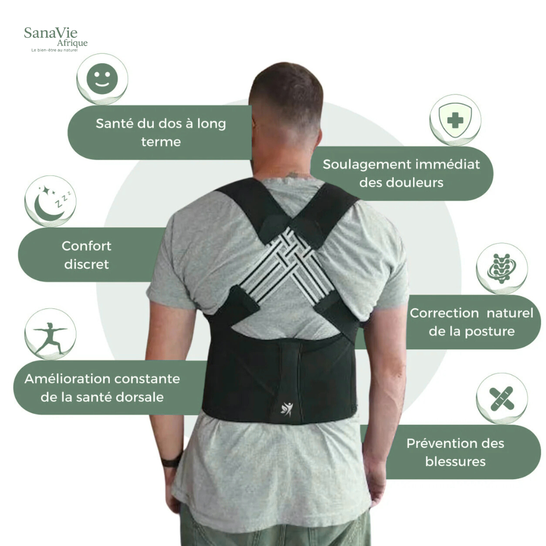 Correcteur de Posture Haut de Gamme – Soulagement Express + Bonus Offerts