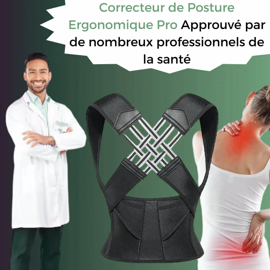 Correcteur de Posture Haut de Gamme – Soulagement Express + Bonus Offerts