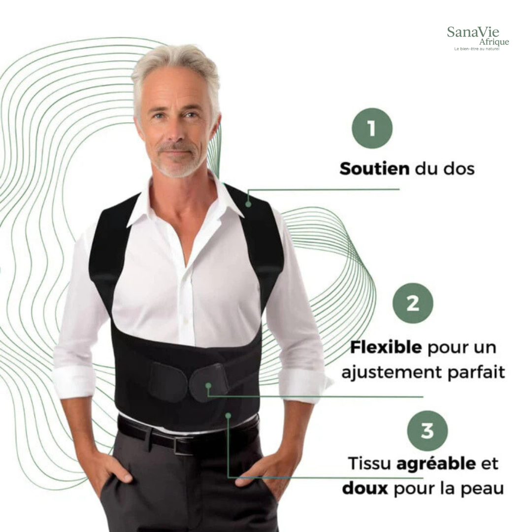 Correcteur de Posture Haut de Gamme – Soulagement Express + Bonus Offerts
