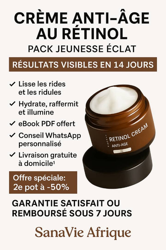 Crème Anti-Âge au Rétinol – Pack Jeunesse Éclat | Résultats Visibles en 14 Jours