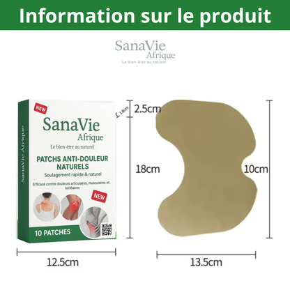 🌿 Patch Anti-Douleur Naturel – Soulagement Rapide, Efficace et Sans Médicament MALI 🇲🇱