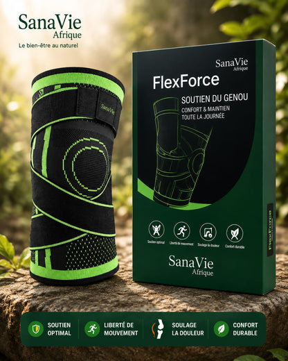 FlexForce SanaVie — Genouillère de Compression 3D